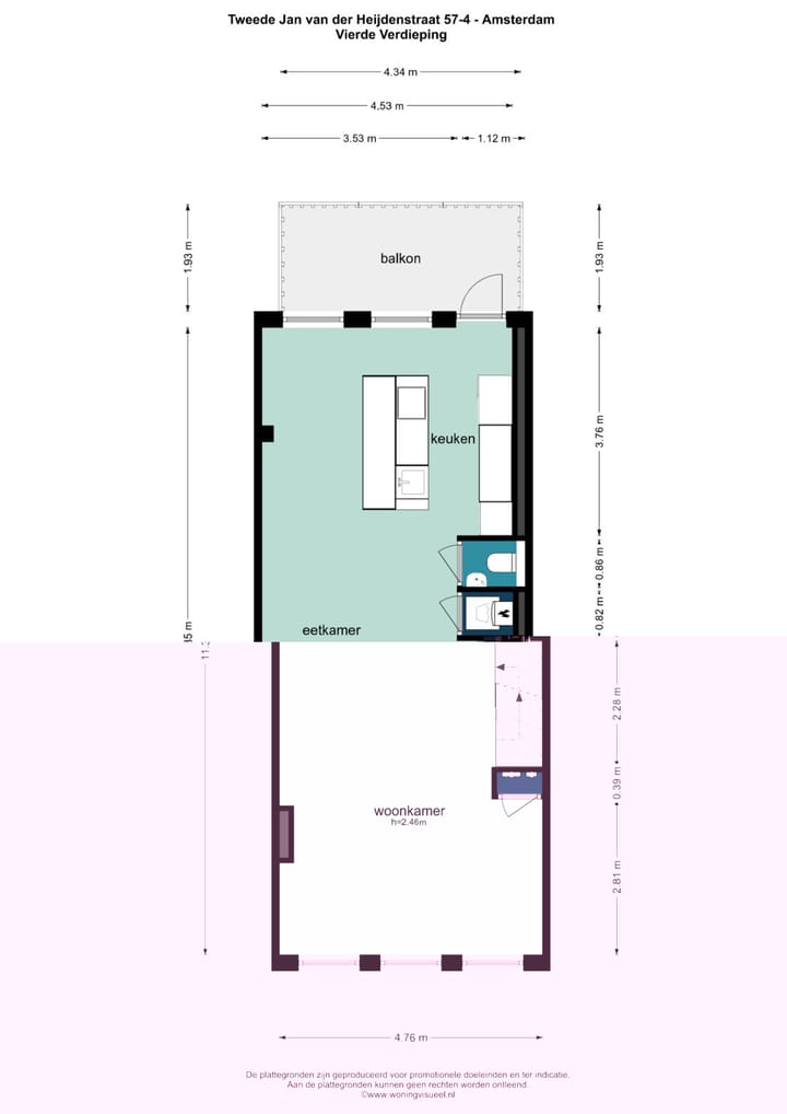 Foto 45 van Tweede Jan van der Heijdenstraat 57-4