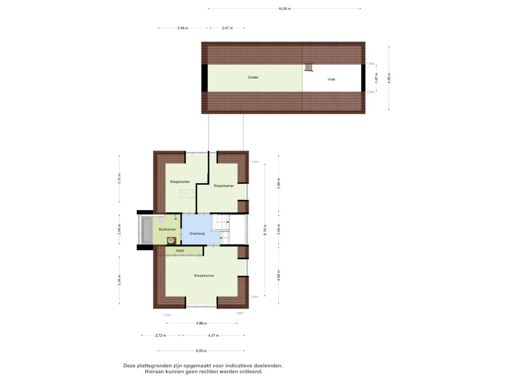 View floorplan of Eerste Verdieping of Heiweg 12