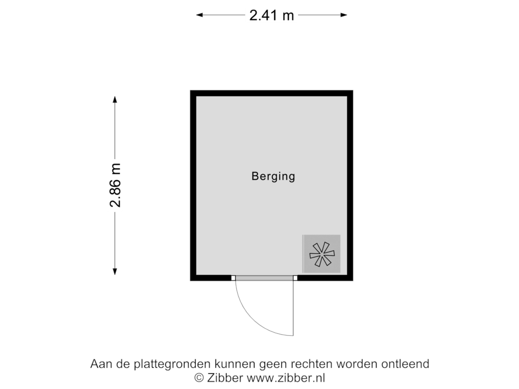 Bekijk plattegrond van Berging van Parkrand 15