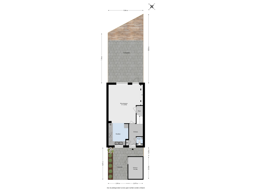 Bekijk plattegrond van Situatie van Dr. J. Presserstraat 295