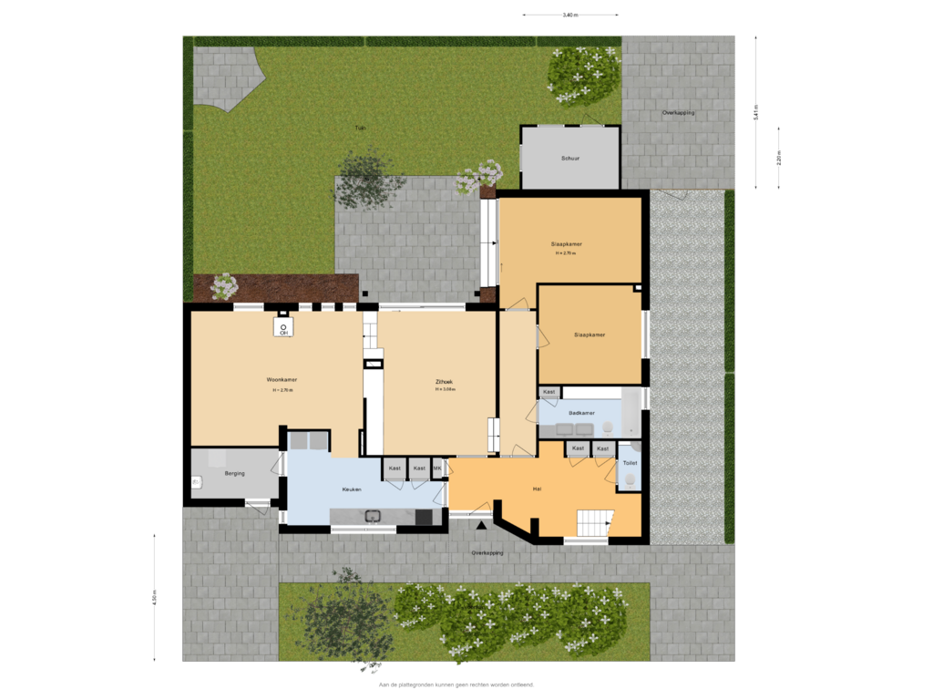 Bekijk plattegrond van Situatie van Gerrit van der Veenstraat 62