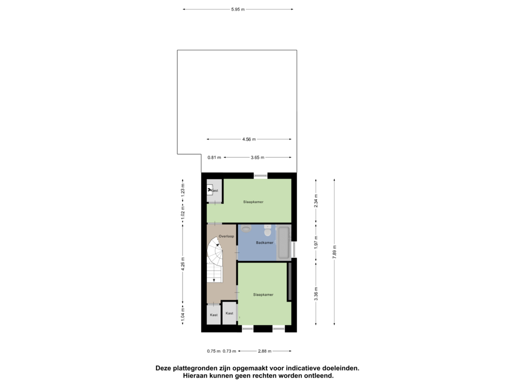 Bekijk plattegrond van Eerste Verdieping van Steensedijk 31