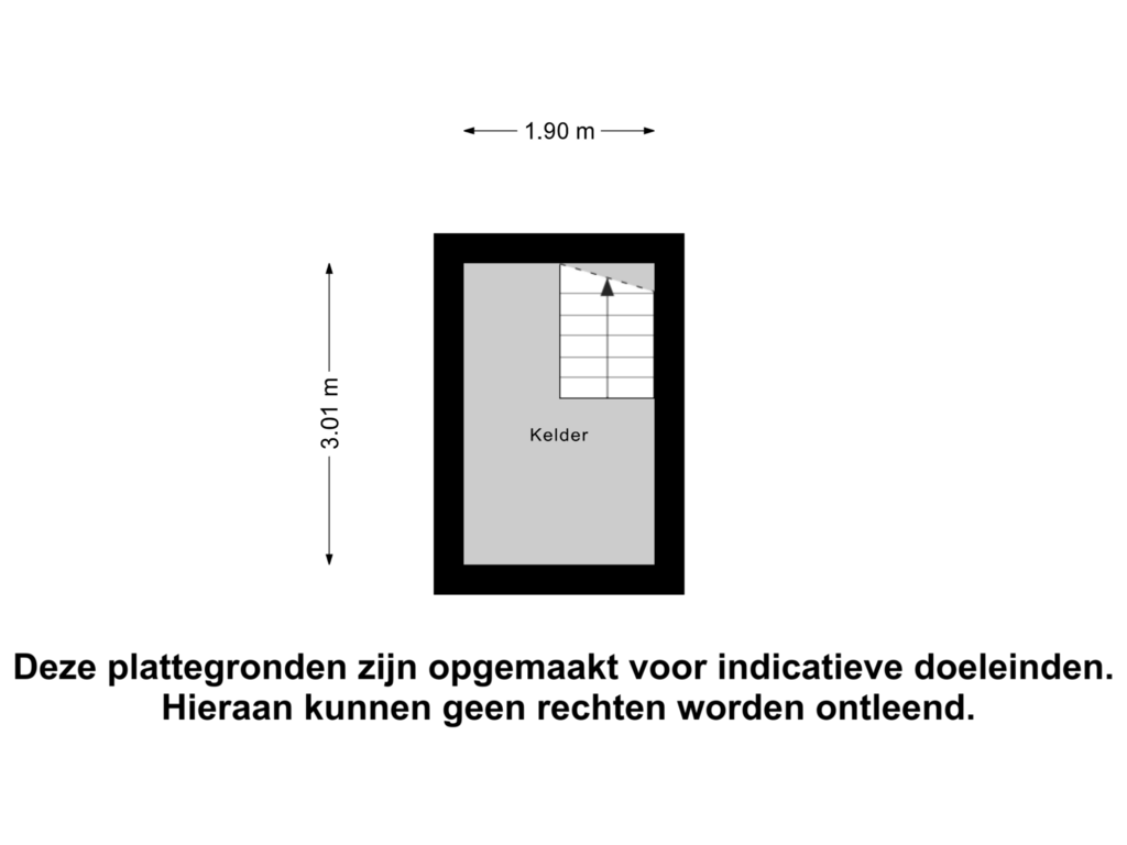 Bekijk plattegrond van Kelder van Klysterstrjitte 10