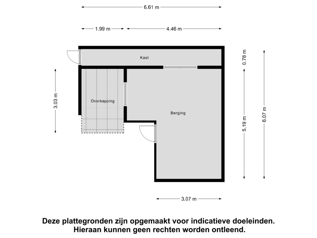 Bekijk plattegrond van Garage van Klysterstrjitte 10