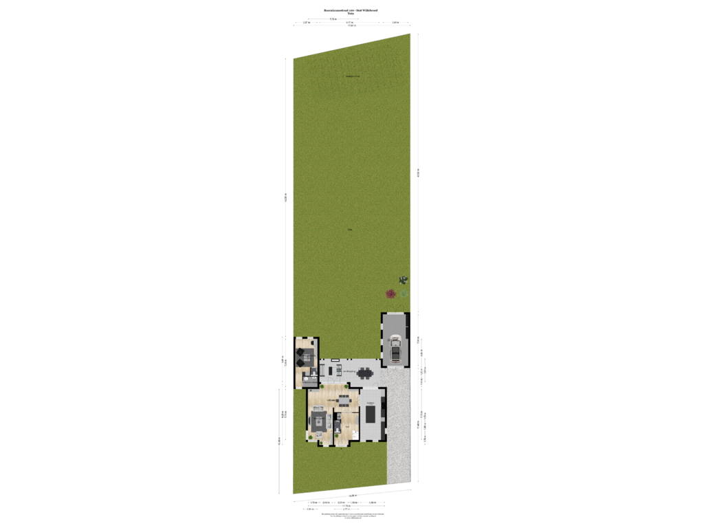 View floorplan of TUIN of Rozenkransstraat 100