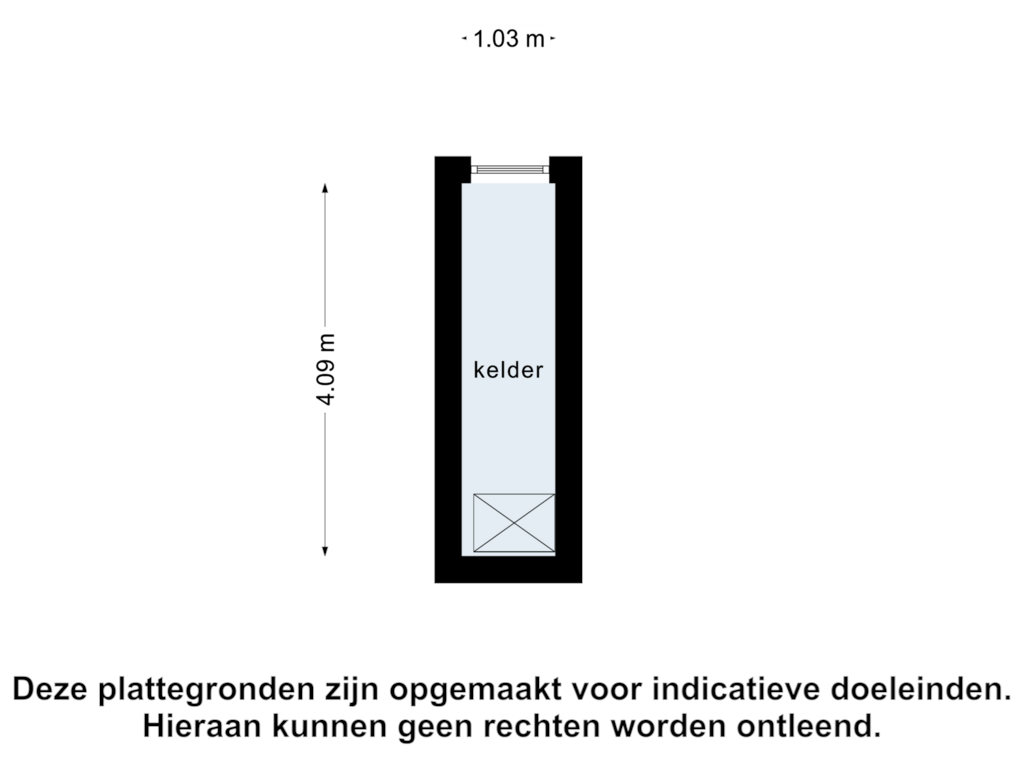 Bekijk plattegrond van Kelder van Nieuwe Streek 30