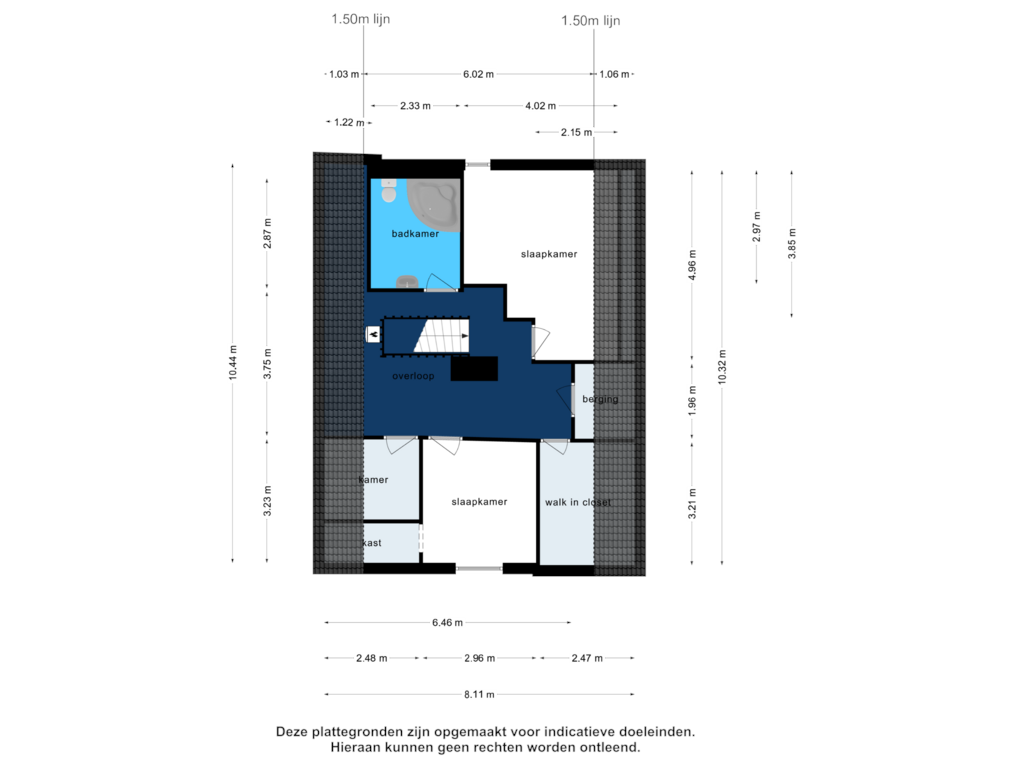 Bekijk plattegrond van 1e verdieping van Nieuwe Streek 30