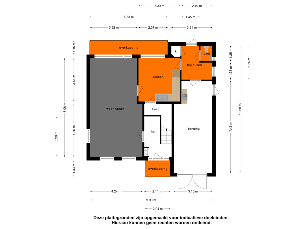 Bekijk plattegrond van Begane grond van Mierdseweg 73