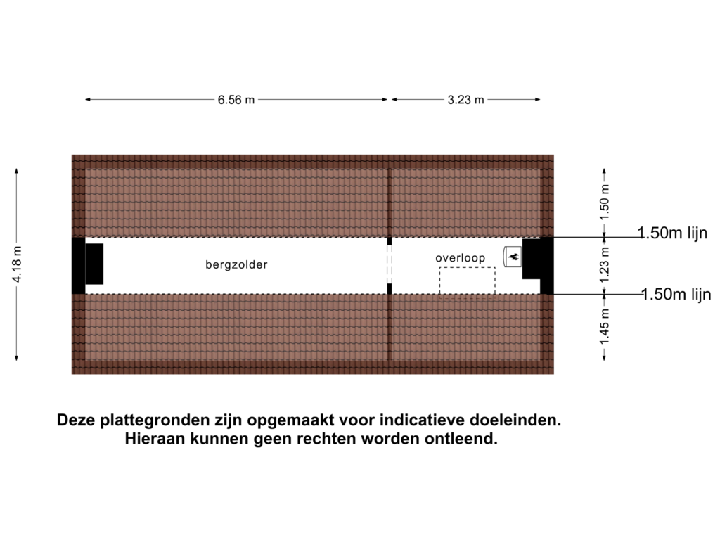 Bekijk plattegrond van 2e verdieping van Mierdseweg 73