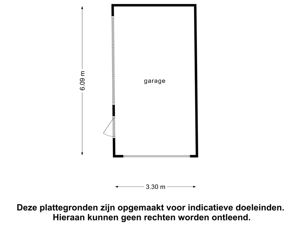 Bekijk plattegrond van Garage van Mierdseweg 73