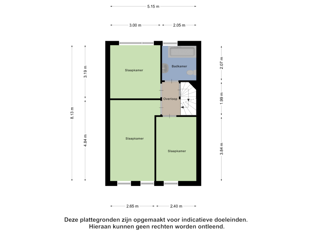 Bekijk plattegrond van Eerste Verdieping van Harp 34