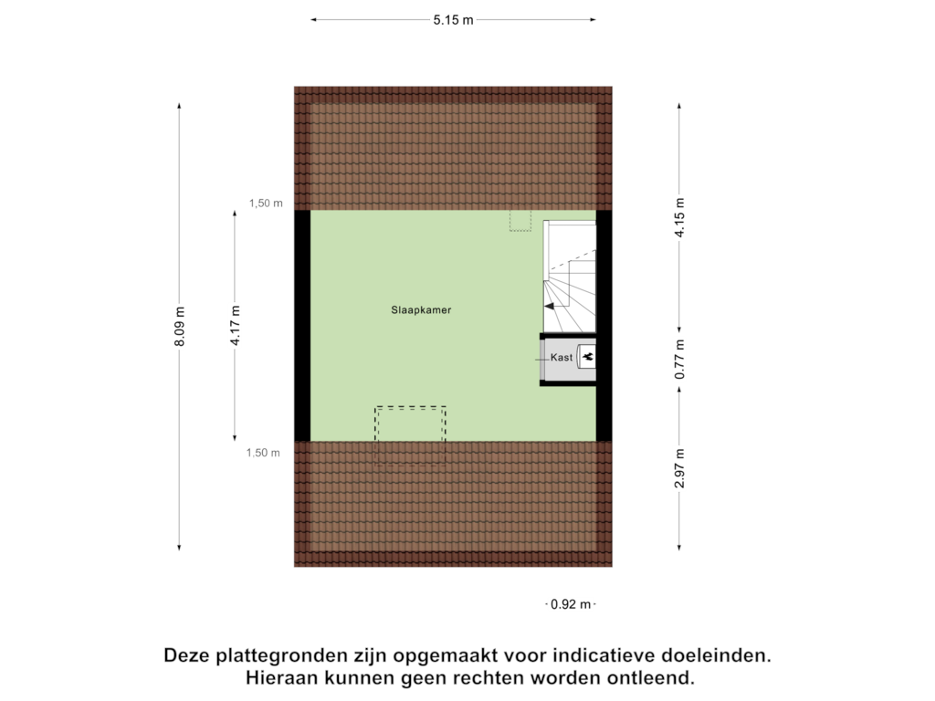 Bekijk plattegrond van Tweede Verdieping van Harp 34