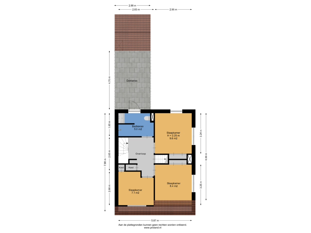 Bekijk plattegrond van 1e Verdieping van Prins Bernhardstraat 22