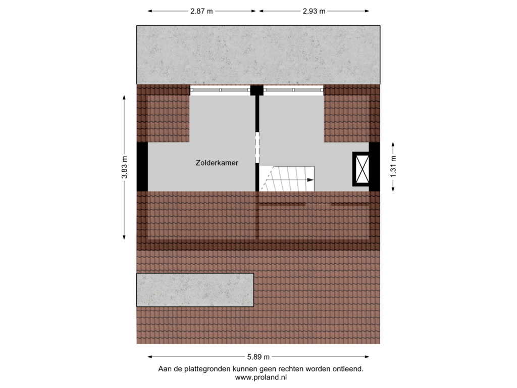 Bekijk plattegrond van 2e Verdieping van Prins Bernhardstraat 22