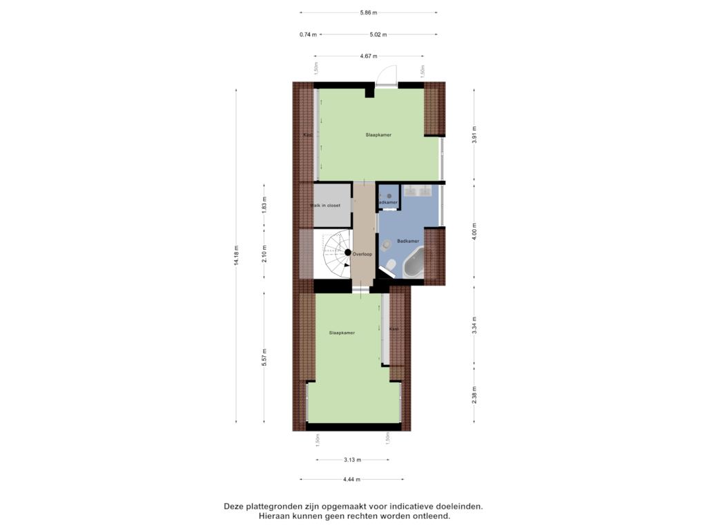 View floorplan of Eerste Verdieping of IJsseldijk 80