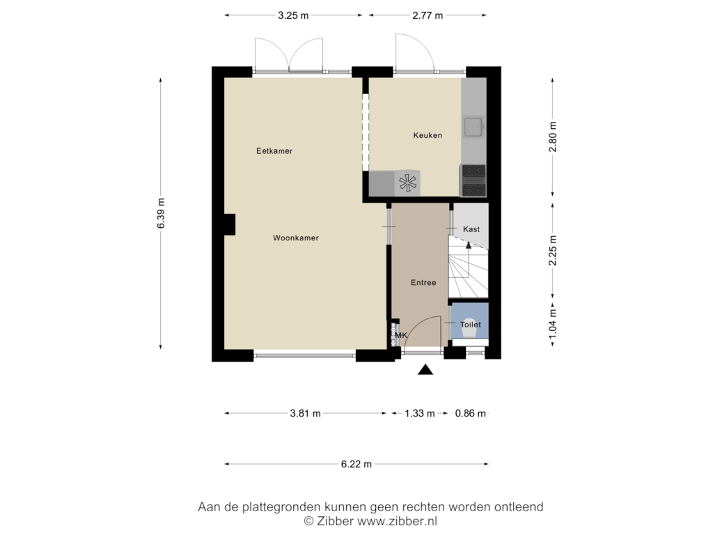 Bekijk plattegrond van Begane Grond van Tulpstraat 49