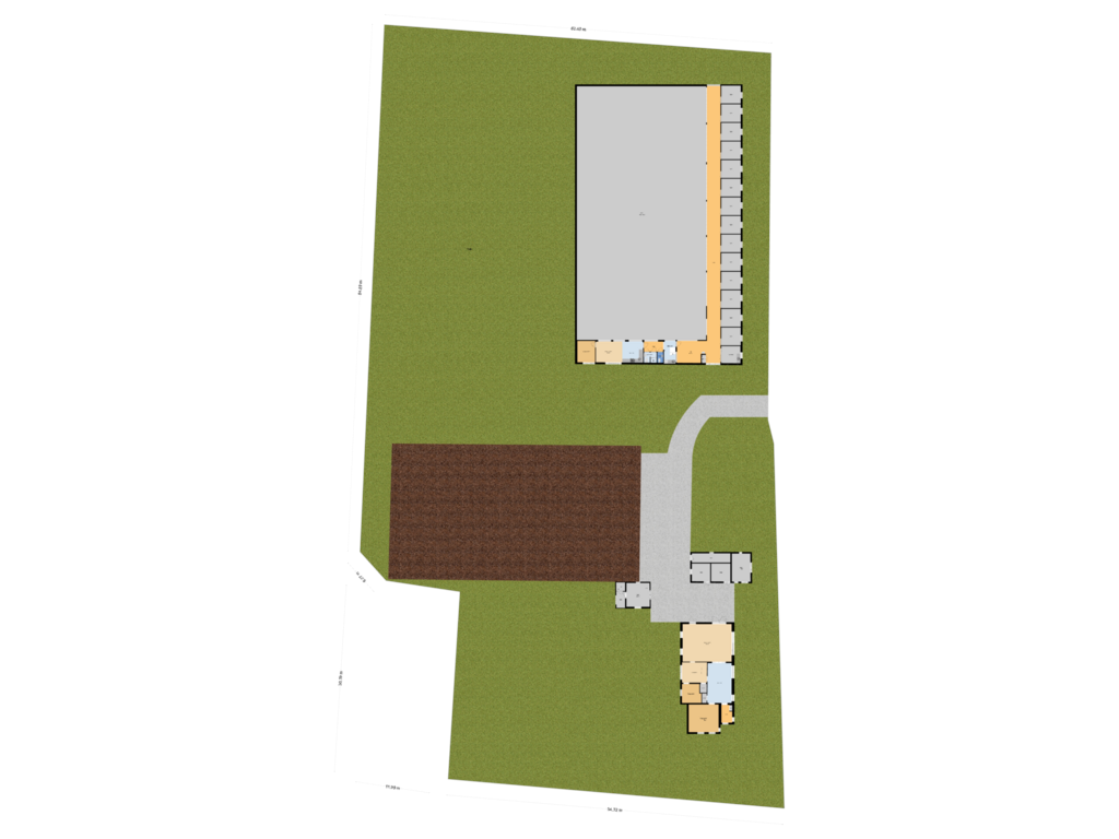 Bekijk plattegrond van Situatie van Abbewerveweg 5