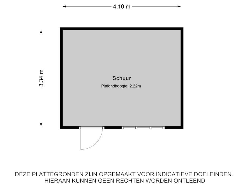 Bekijk plattegrond van Schuur van Stationsweg 56