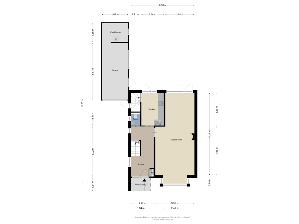 Bekijk plattegrond van Begane Grond van Kloosterstraat 22