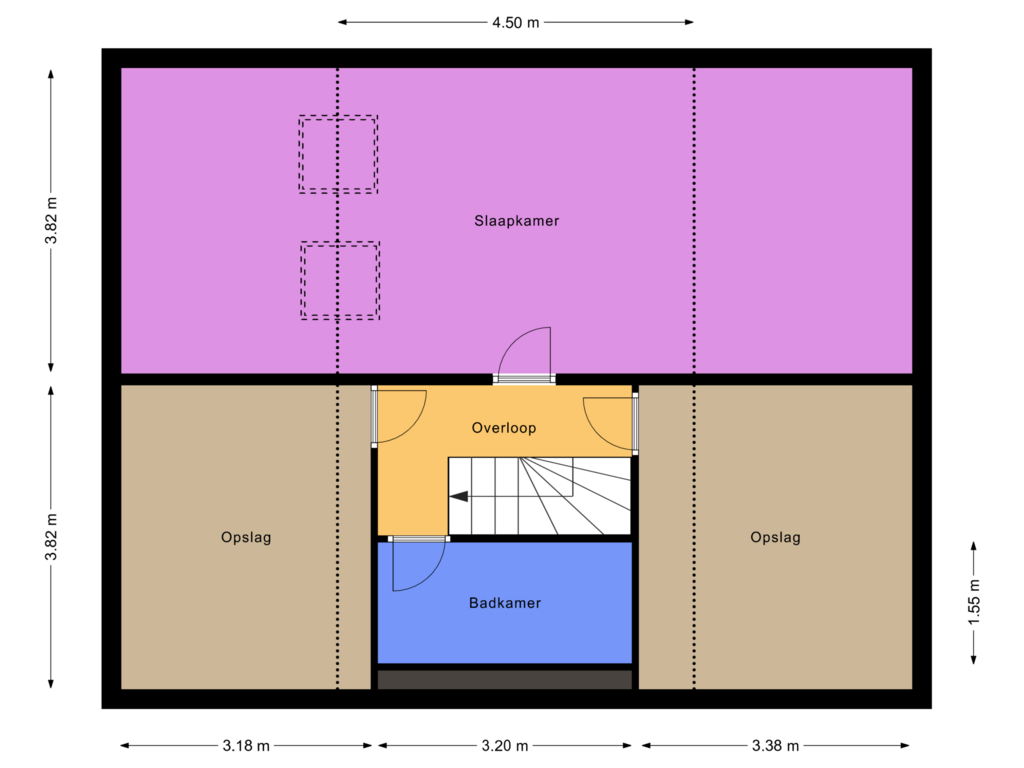 Bekijk plattegrond van Etage van Jaap Buijshof 66