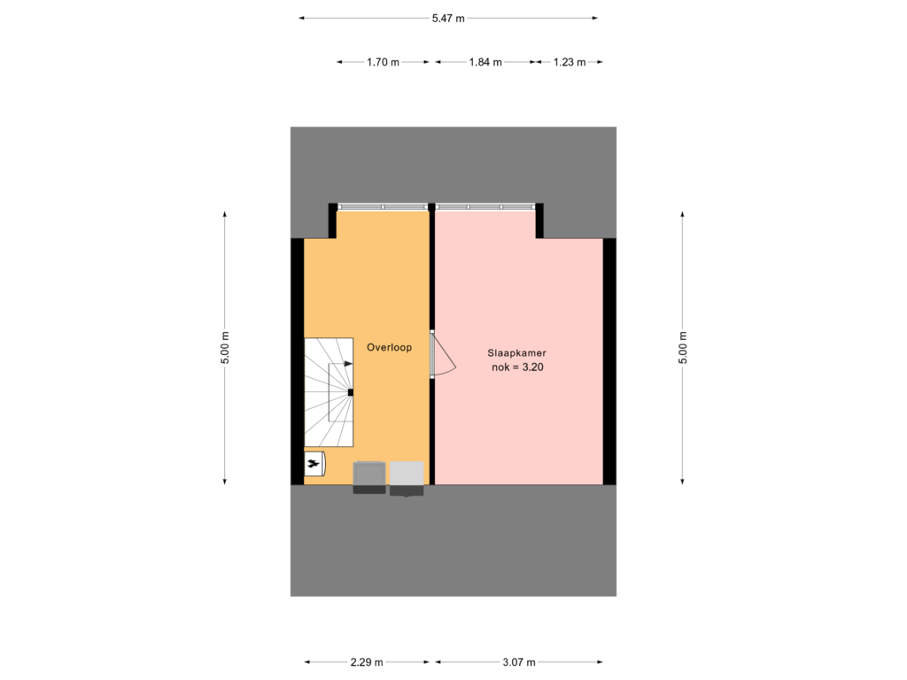 Bekijk plattegrond van tweede etage van Spree 3