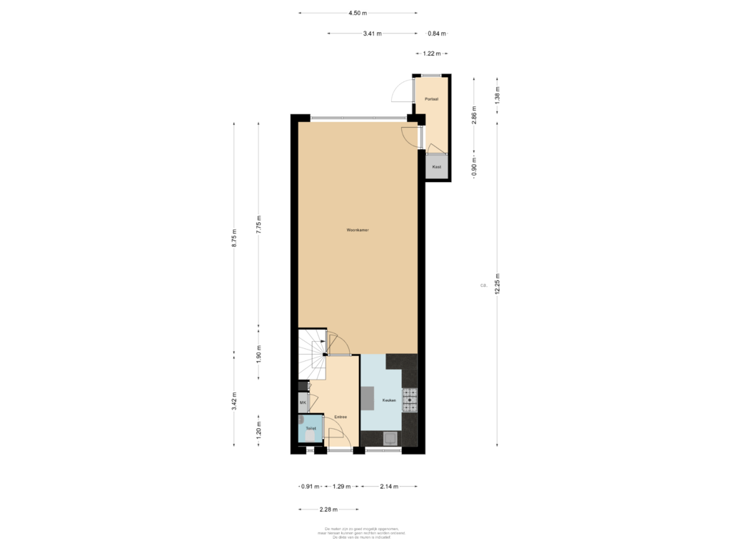 Bekijk plattegrond van Begane grond van Breedewaij 9