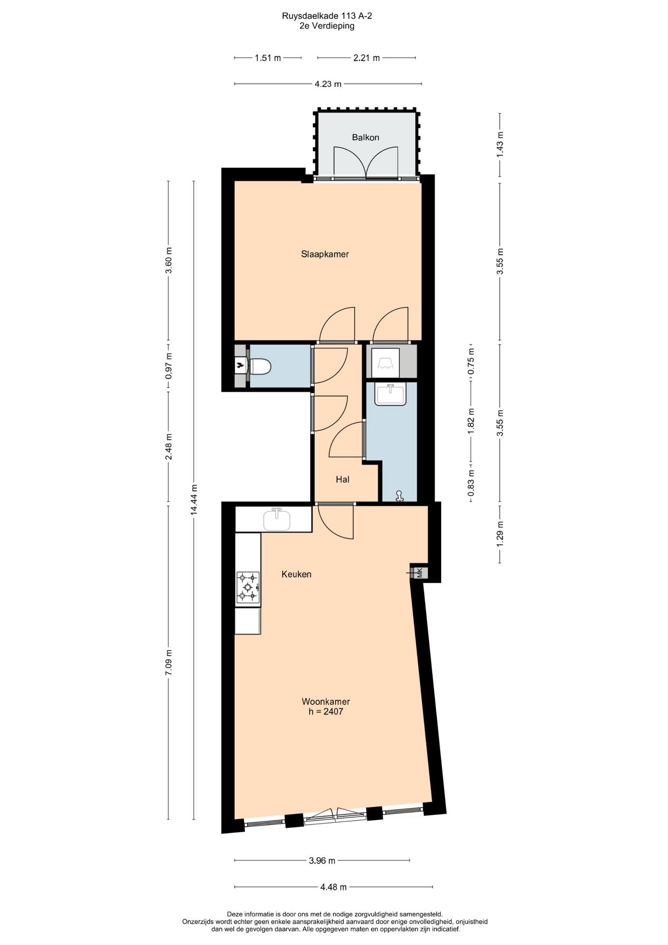 Foto 20 van Ruysdaelkade 113-A2