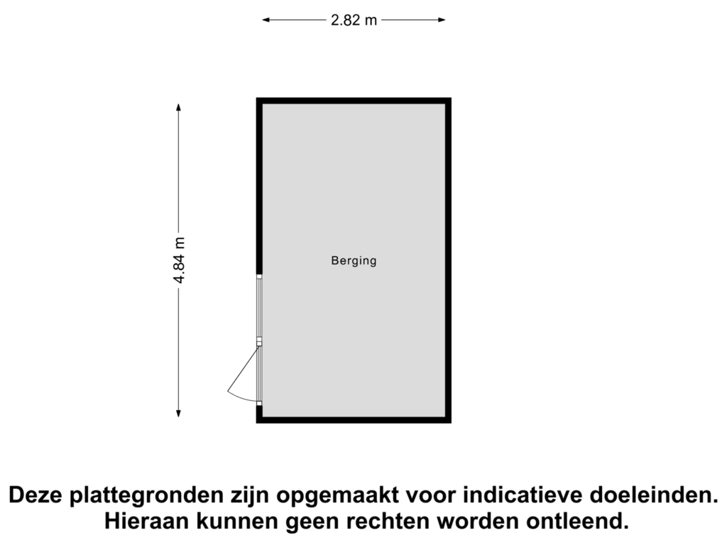 Bekijk plattegrond van Berging van Brahmslaan 40