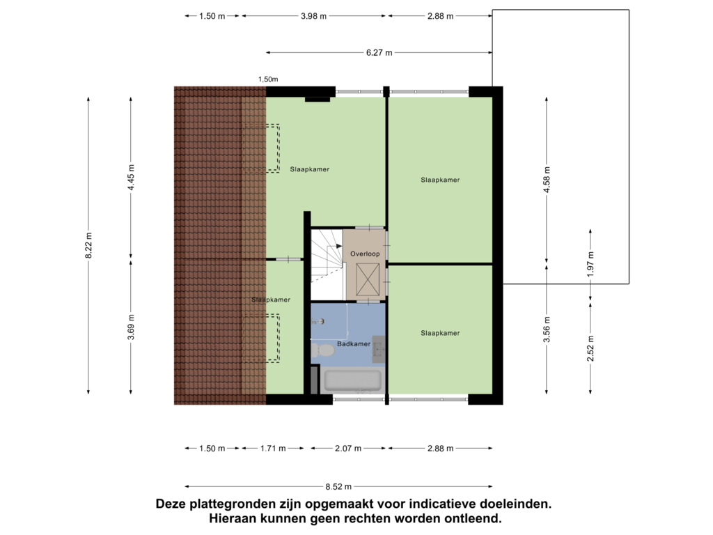 Bekijk plattegrond van Eerste verdieping van Oude Vlissingseweg 40-J