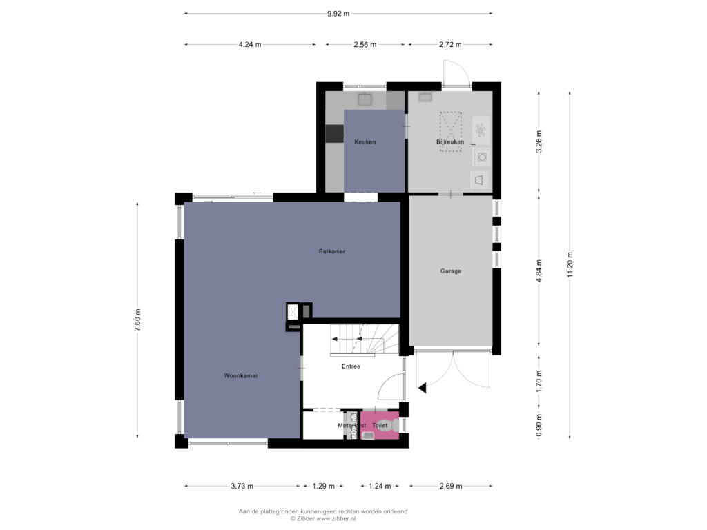 Bekijk plattegrond van Begane grond van Horsterweg 51