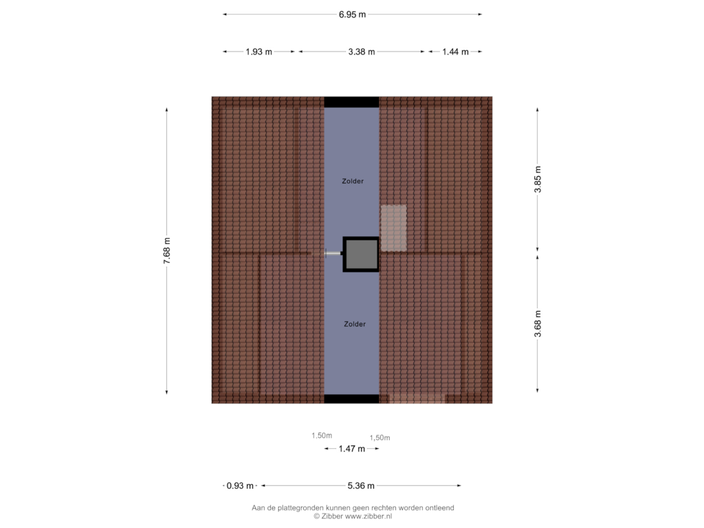 Bekijk plattegrond van Zolder van Horsterweg 51