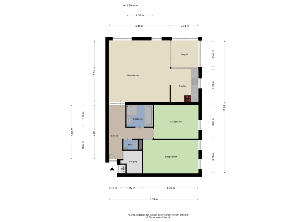 Bekijk plattegrond van Appartement van Burgemeester Kuperusplein 175