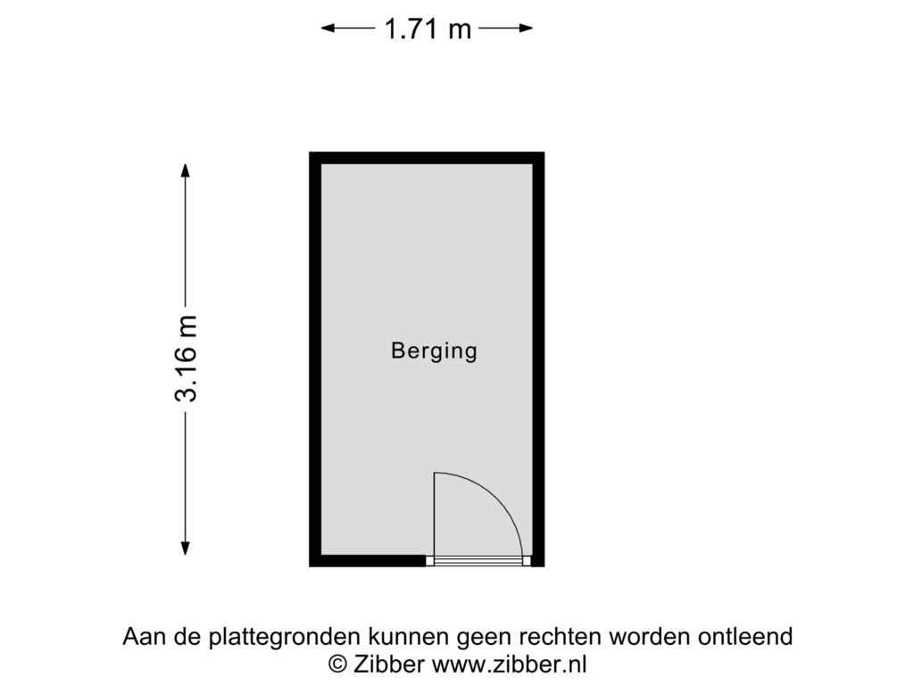 Bekijk plattegrond van Berging van Burgemeester Kuperusplein 175