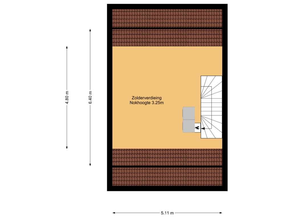 Bekijk plattegrond van 2e verdieping van Aaltsengoed 104