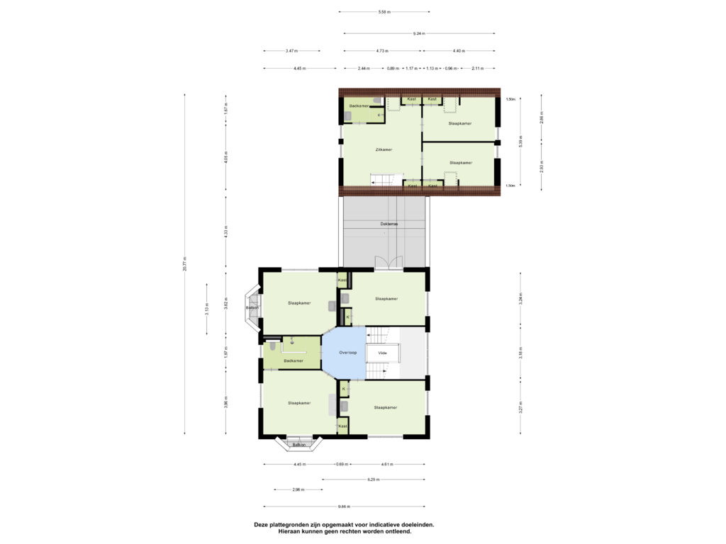 View floorplan of Eerste Verdieping of Torenstraat 16