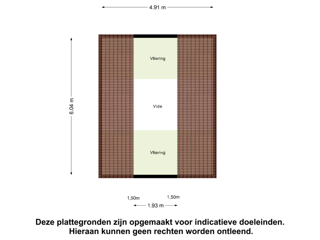 View floorplan of Vliering of Torenstraat 16