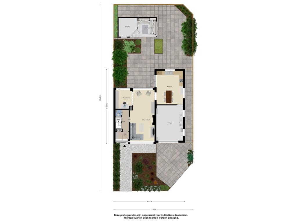 Bekijk plattegrond van Begane Grond-Tuin van Leliestraat 18