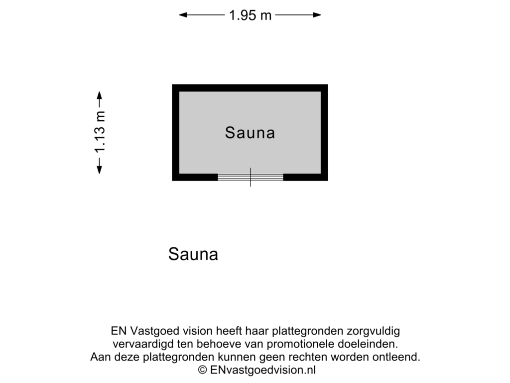 Bekijk plattegrond van Sauna van Gooischedreef 2-A