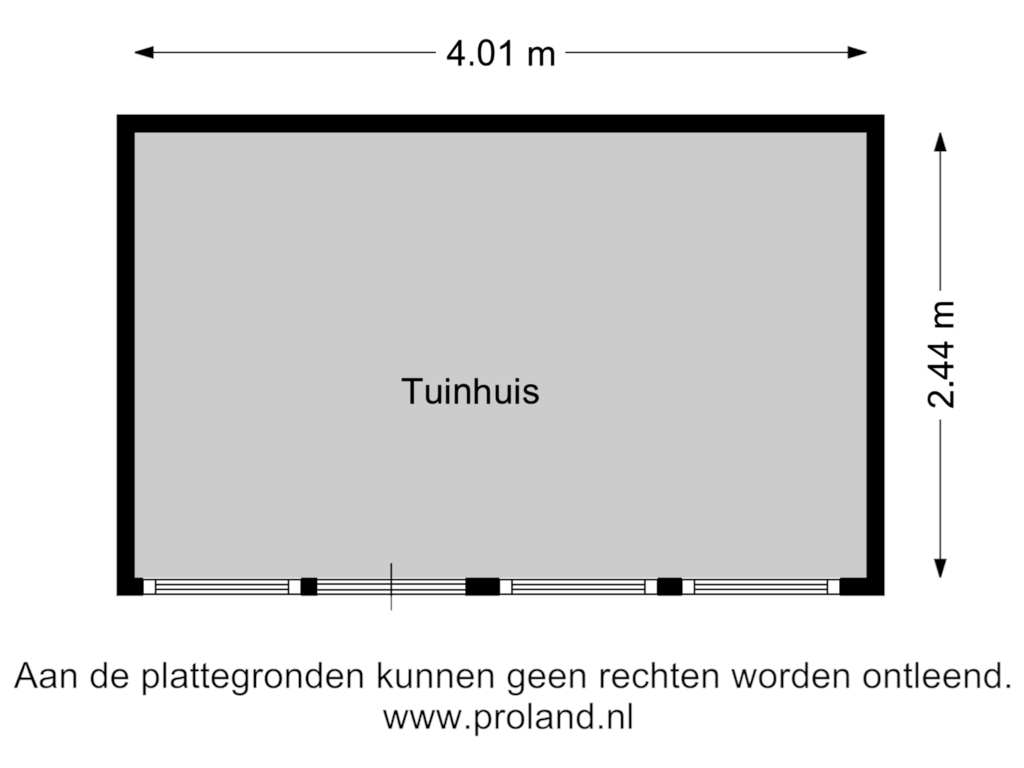 Bekijk plattegrond van Tuinhuis van Wytsma 2