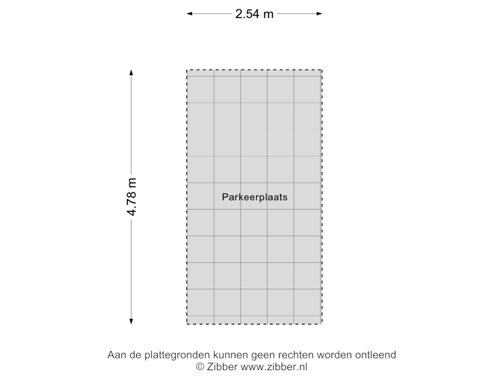 Bekijk plattegrond van Parkeerplaats van Groote Veen 2-L