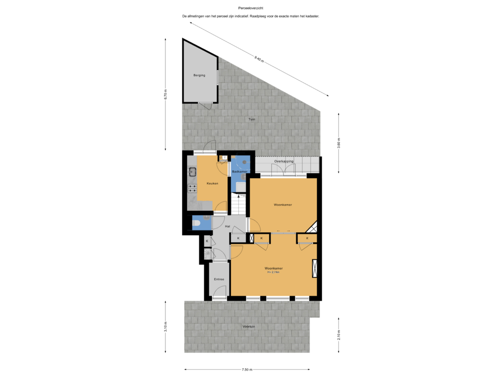 Bekijk plattegrond van Perceeloverzicht van Soesterbergstraat 81