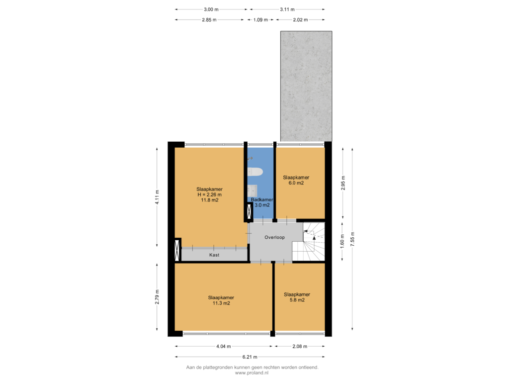 Bekijk plattegrond van 1e Verdieping van Lautastins 4