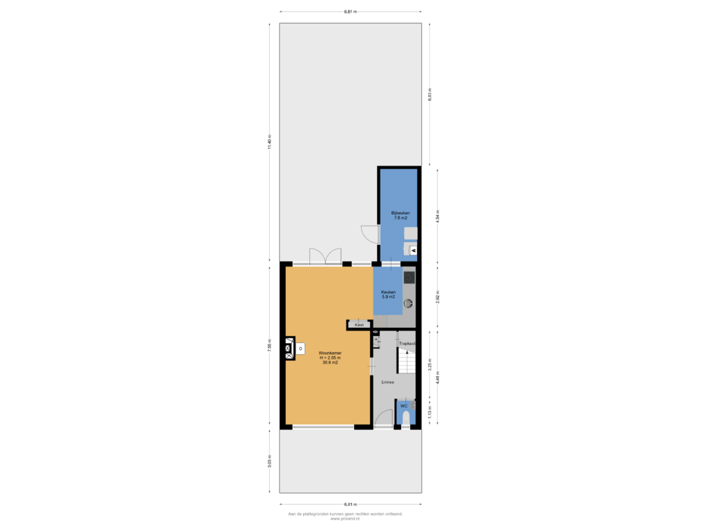 Bekijk plattegrond van Begane Grond Met Tuin van Lautastins 4