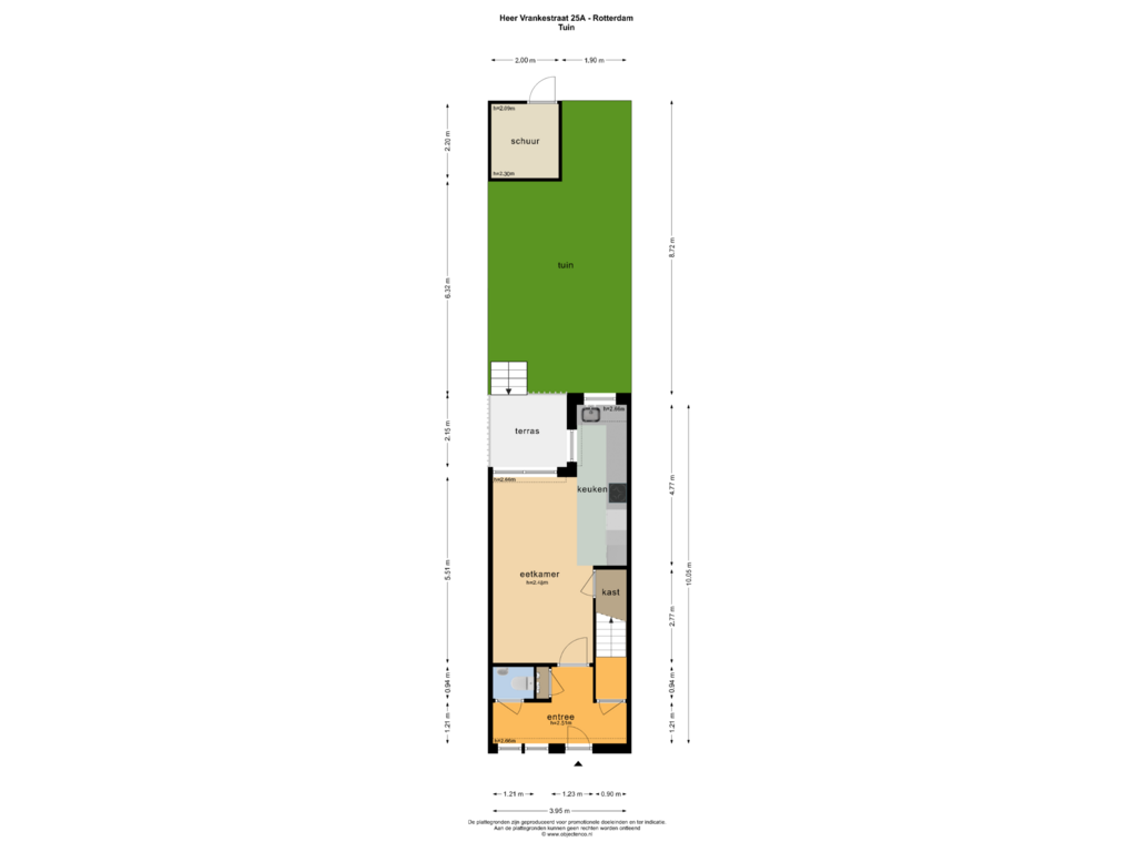 View floorplan of TUIN of Heer Vrankestraat 25-A