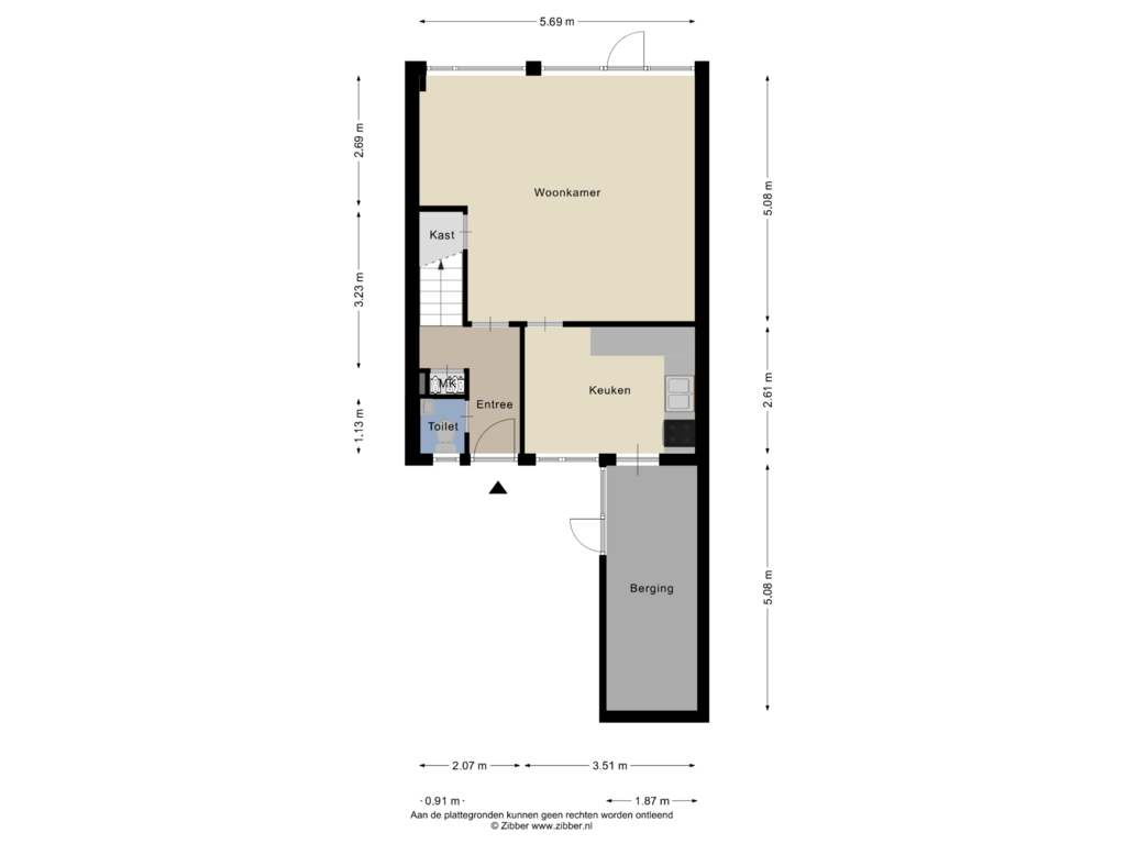 View floorplan of Begane Grond of Laagveld 146