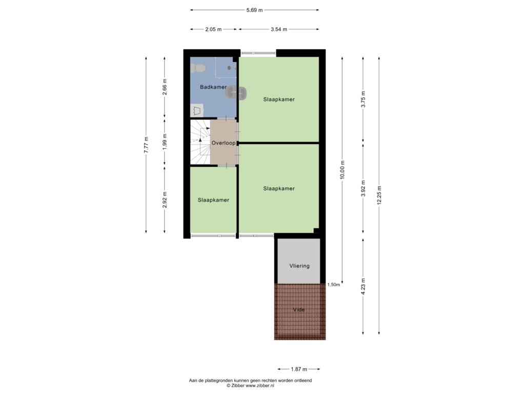 View floorplan of Eerste Verdieping of Laagveld 146