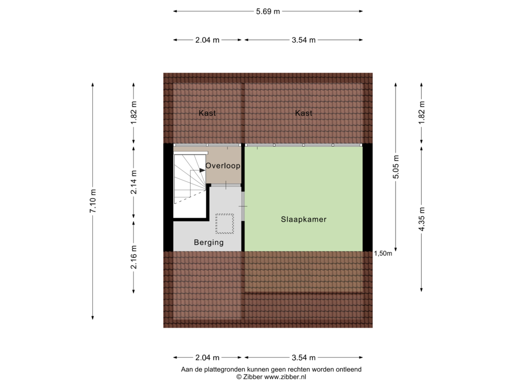 View floorplan of Tweede Verdieping of Laagveld 146