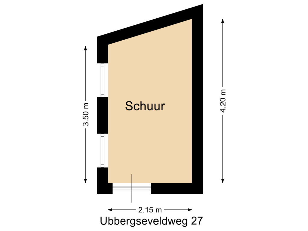 Bekijk plattegrond van Floor 4 van Ubbergseveldweg 27