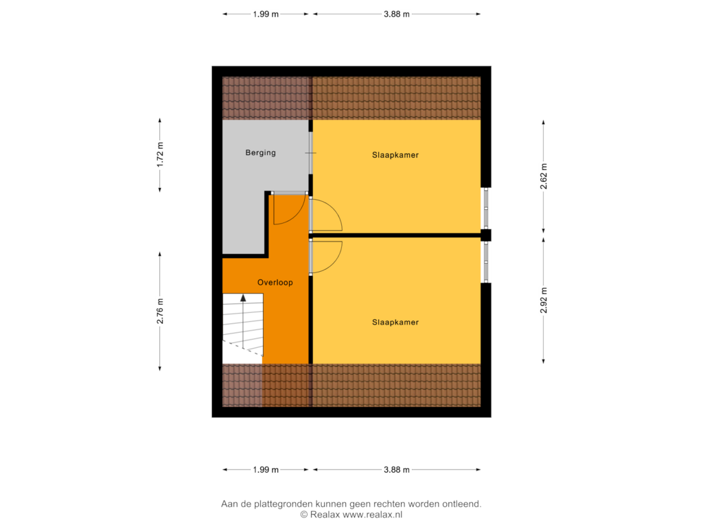 View floorplan of Verdieping of Noorderdiep 425-A