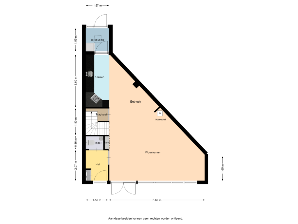 Bekijk plattegrond van Begane grond van Tulpstraat 13